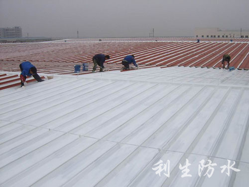 彩鋼瓦屋面做防腐漆7